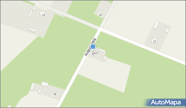 Augustynka, Augustynka, 20, mapa Augustynka