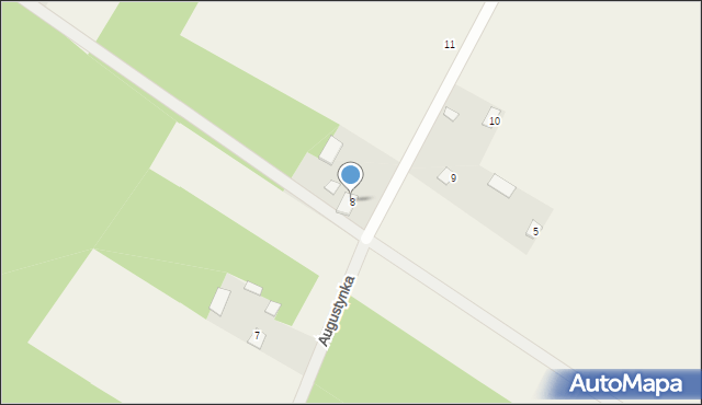 Augustynka, Augustynka, 8, mapa Augustynka
