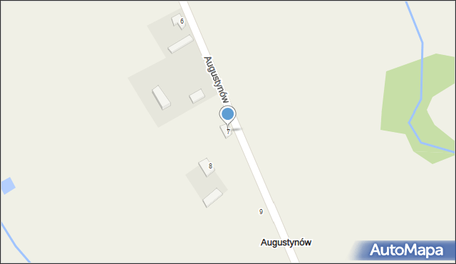 Augustynów, Augustynów, 7, mapa Augustynów