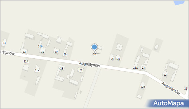 Augustynów, Augustynów, 26, mapa Augustynów