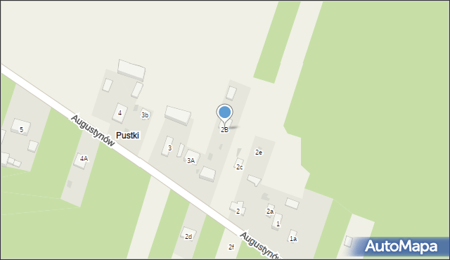 Augustynów, Augustynów, 2B, mapa Augustynów