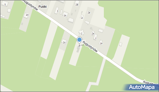 Augustynów, Augustynów, 2f, mapa Augustynów