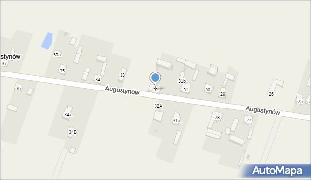 Augustynów, Augustynów, 32, mapa Augustynów