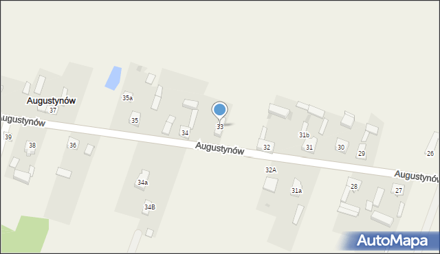 Augustynów, Augustynów, 33, mapa Augustynów