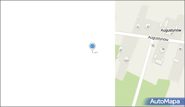 Augustynów, Augustynów, 43a, mapa Augustynów
