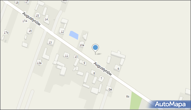 Augustynów, Augustynów, 8a, mapa Augustynów