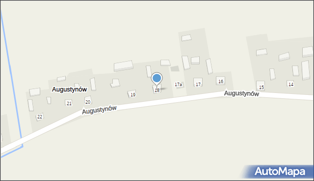 Augustynów, Augustynów, 18, mapa Augustynów