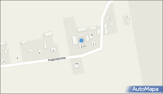 Augustynów, Augustynów, 4, mapa Augustynów