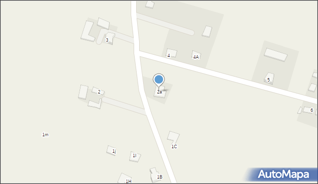 Augustynowo, Augustynowo, 2a, mapa Augustynowo