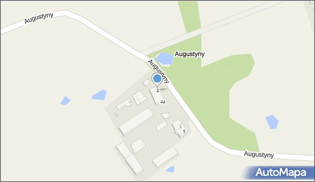 Augustyny, Augustyny, 4, mapa Augustyny