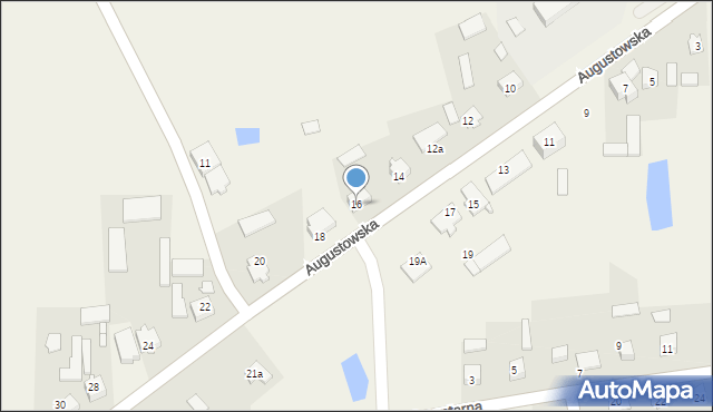 Bargłów Kościelny, Augustowska, 16, mapa Bargłów Kościelny
