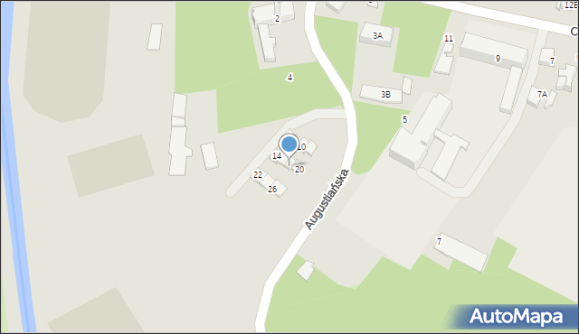 Ciechanów, Augustiańska, 18, mapa Ciechanów