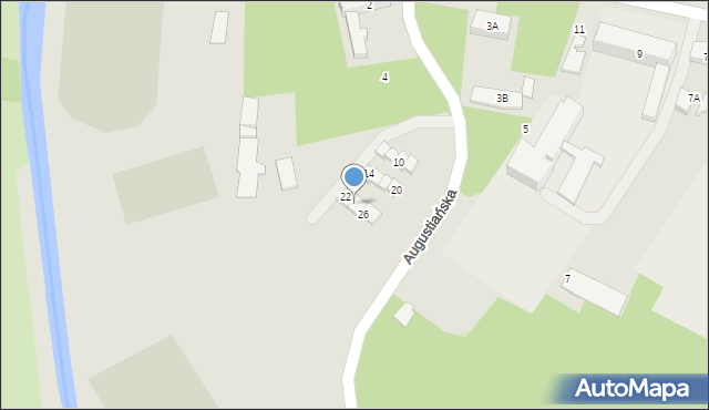 Ciechanów, Augustiańska, 24, mapa Ciechanów