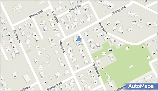 Grodzisk Mazowiecki, Augustowska, 15, mapa Grodzisk Mazowiecki