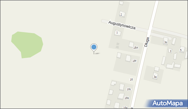 Kłoczew, Augustynowicza Tomasza, ks., 3a, mapa Kłoczew