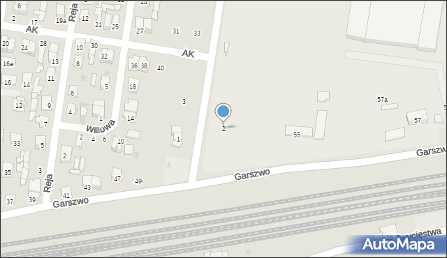 Pionki, Augustowska, 2, mapa Pionki