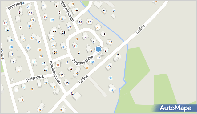 Sobótka, Augustianów, 12, mapa Sobótka