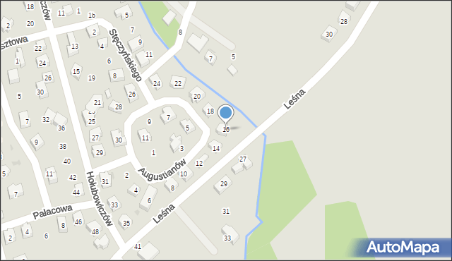 Sobótka, Augustianów, 16, mapa Sobótka