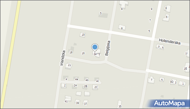Wschowa, Austriacka, 14, mapa Wschowa