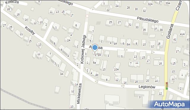 Wieliczka, Aywasa Franciszka, 1, mapa Wieliczka