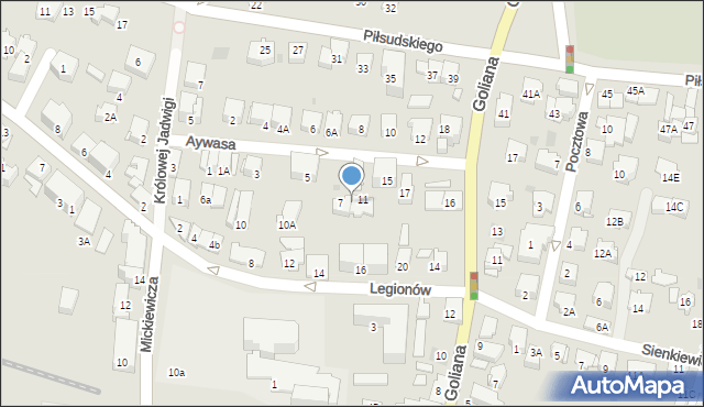 Wieliczka, Aywasa Franciszka, 9, mapa Wieliczka