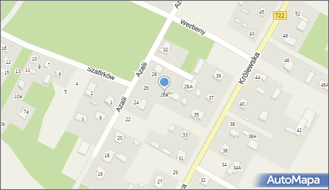 Bogatki, Azalii, 26a, mapa Bogatki