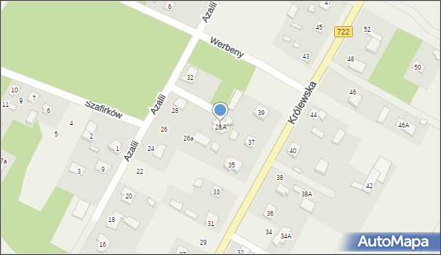 Bogatki, Azalii, 28A, mapa Bogatki