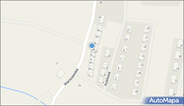 Bojano, Azaliowa, 2g, mapa Bojano