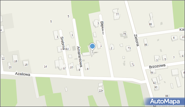 Janiszew, Azaliowa, 4, mapa Janiszew