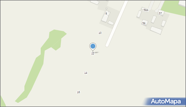 Michałów, Azaliowa, 12, mapa Michałów