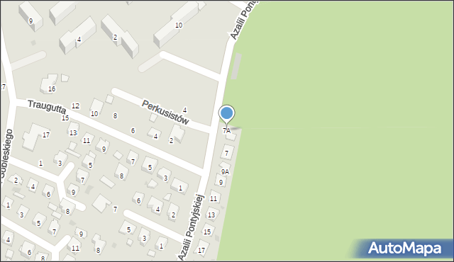 Nowa Sarzyna, Azalii Pontyjskiej, 7A, mapa Nowa Sarzyna