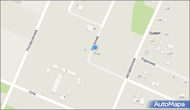 Ostrowiec Świętokrzyski, Azaliowa, 21, mapa Ostrowiec Świętokrzyski