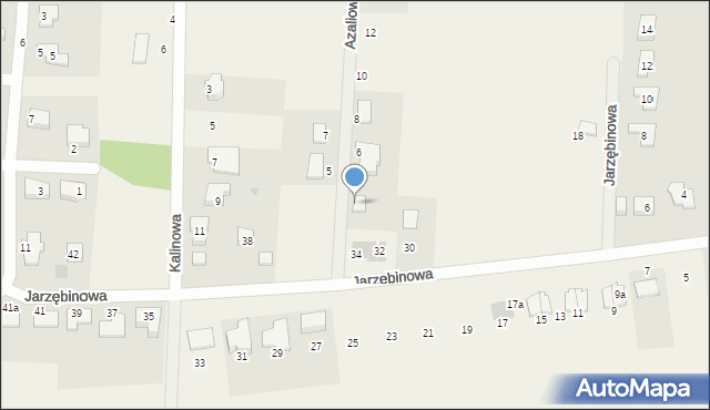 Pęgów, Azaliowa, 4, mapa Pęgów