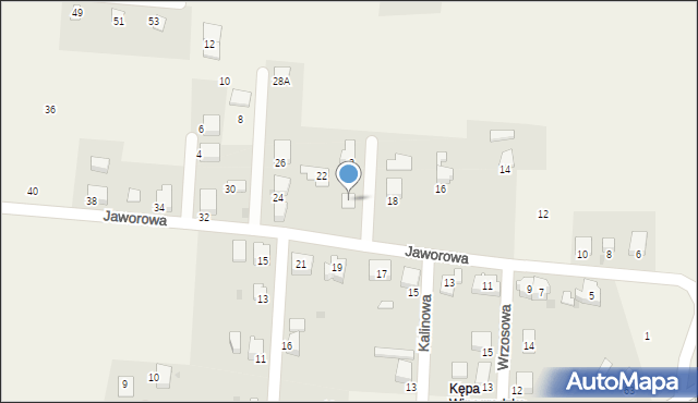 Pierściec, Azaliowa, 1, mapa Pierściec