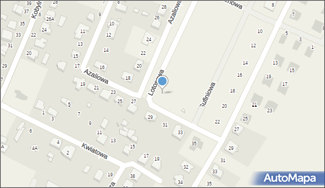 Sady, Azaliowa, 37, mapa Sady