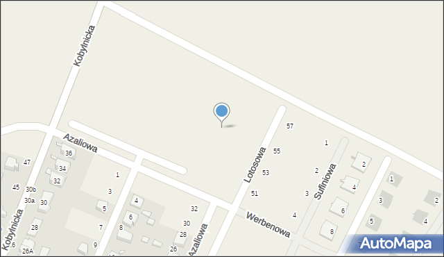 Sady, Azaliowa, 38, mapa Sady