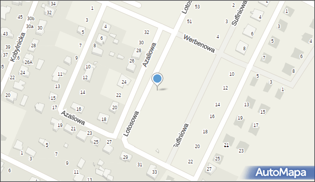 Sady, Azaliowa, 43, mapa Sady