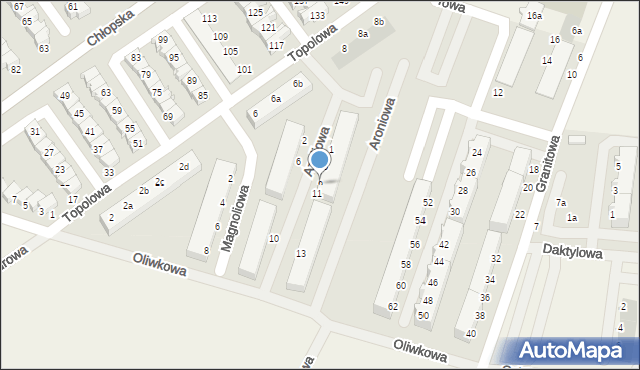 Smolec, Azaliowa, 9, mapa Smolec