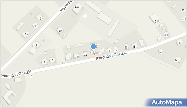 Liniewo, B. Pstronga i W. Gruszki, 13, mapa Liniewo