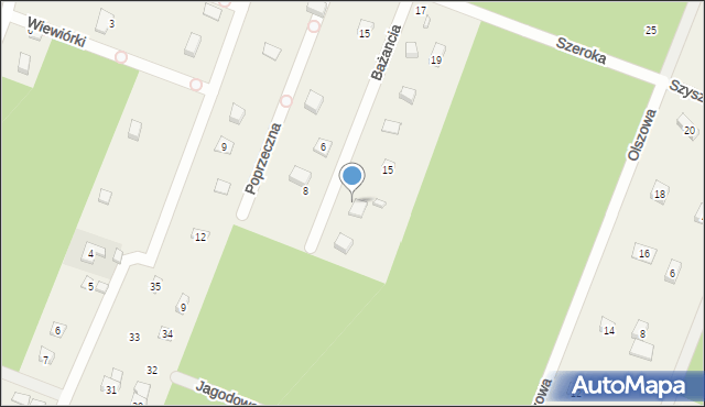 Adamów-Wieś, Bażancia, 7, mapa Adamów-Wieś