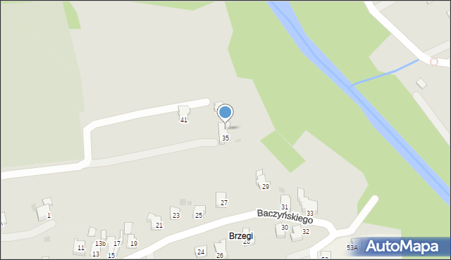 Andrychów, Baczyńskiego Krzysztofa Kamila, 37, mapa Andrychów