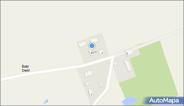 Babi Dwór, Babi Dwór, 4A, mapa Babi Dwór