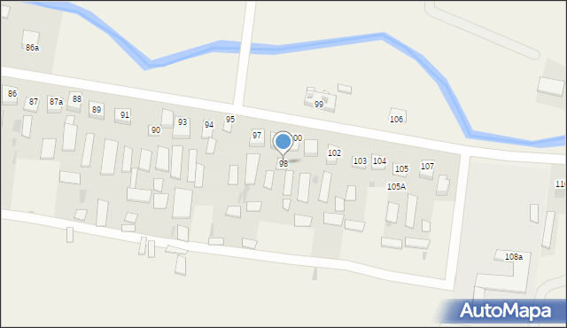 Babice, Babice, 98, mapa Babice