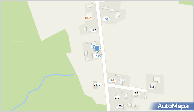 Babice, Babice, 173A, mapa Babice