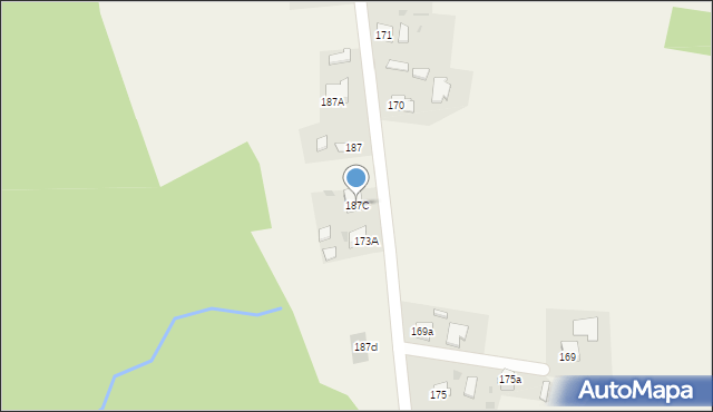 Babice, Babice, 187C, mapa Babice