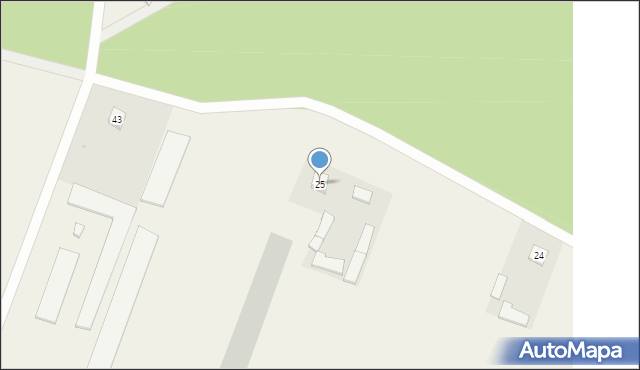 Babiec Piaseczny, Babiec Piaseczny, 25, mapa Babiec Piaseczny