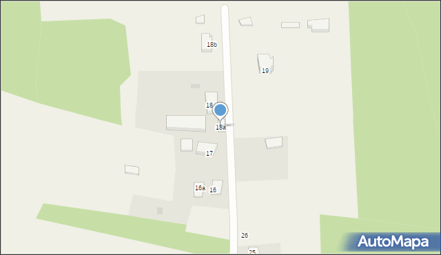 Babigoszcz, Babigoszcz, 18a, mapa Babigoszcz