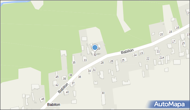 Babilon, Babilon, 32, mapa Babilon