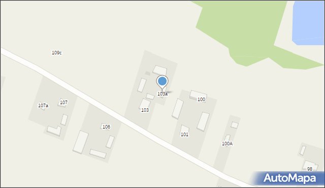 Babin, Babin, 103a, mapa Babin