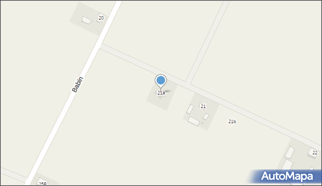 Babin, Babin, 21a, mapa Babin